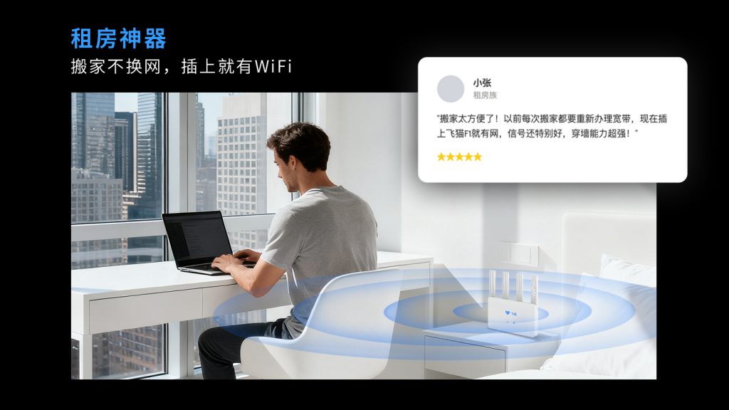 飞猫F1你的移动家庭路由器